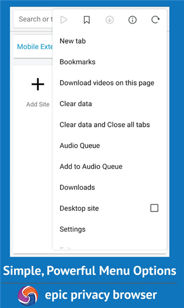 epic瀏覽器中文版截圖1