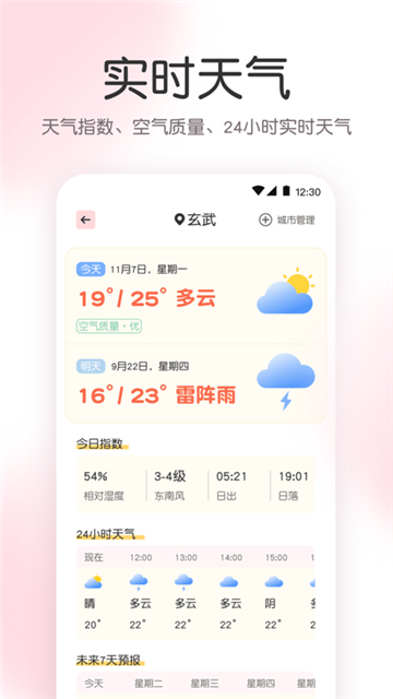 指尖氣象天氣截圖1