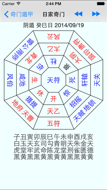 奇門遁甲排盤手機版截圖2