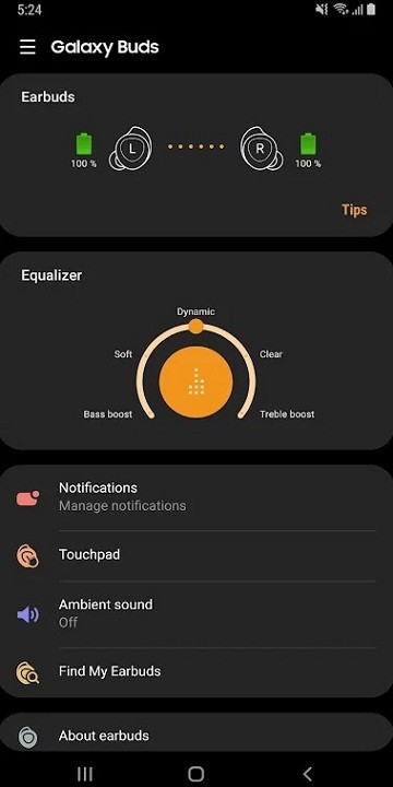 galaxy buds2 manager