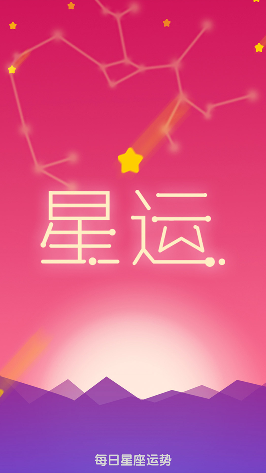 每日星座運勢查詢截圖1