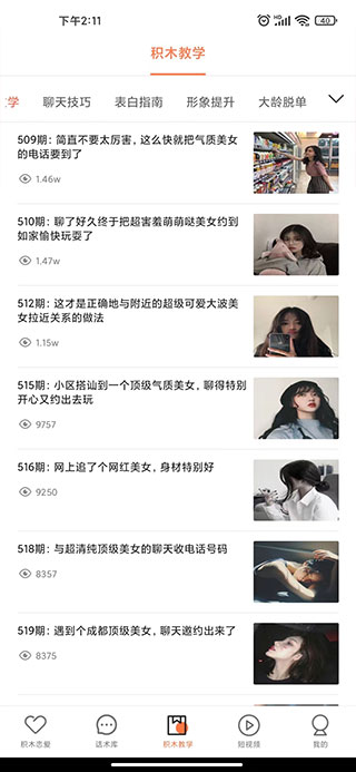 積木戀愛話術