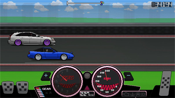 像素賽車手美化版截圖2