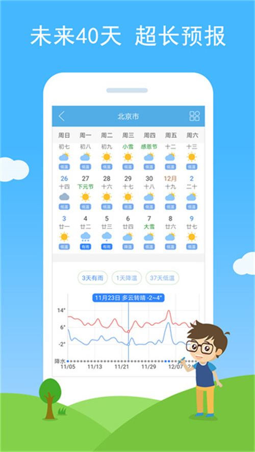七彩天氣預報語音播報截圖3