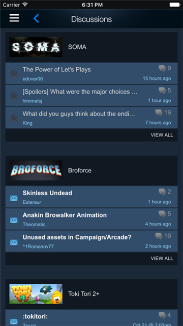 Steam安卓版截圖2