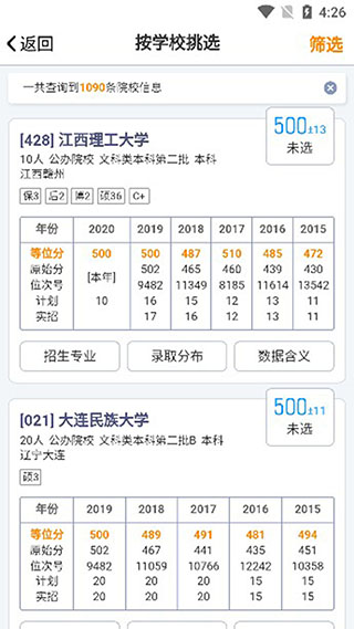 優(yōu)選志愿