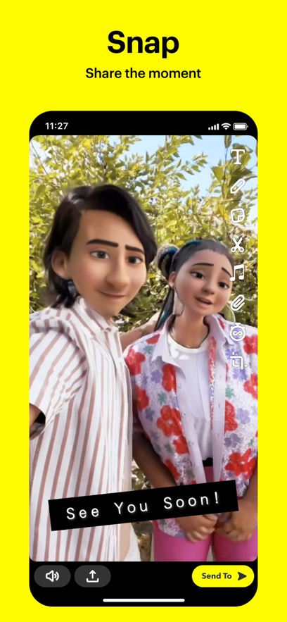 Snapchat特效相機截圖1