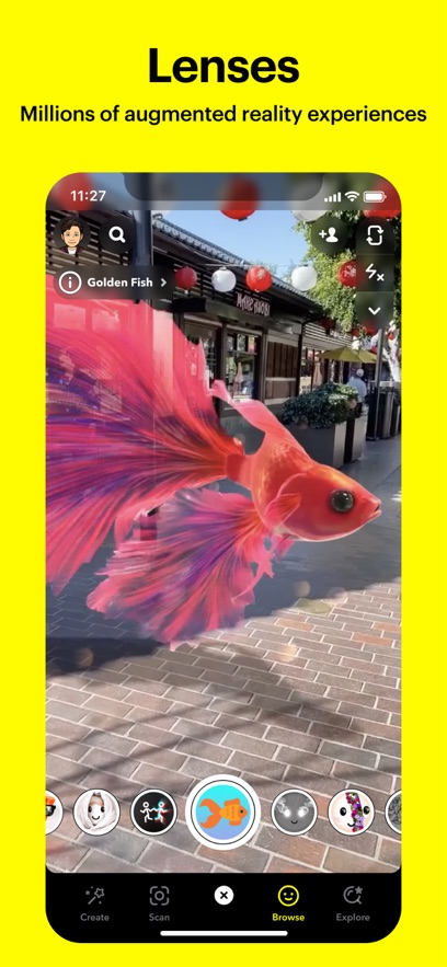 Snapchat特效相機截圖3